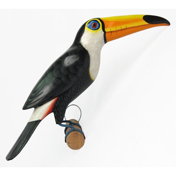 Wooden Painted Toucan